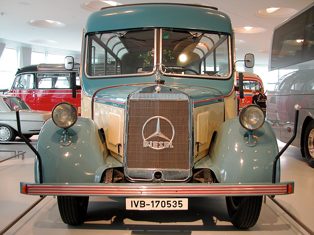 In the Mercedes Museum