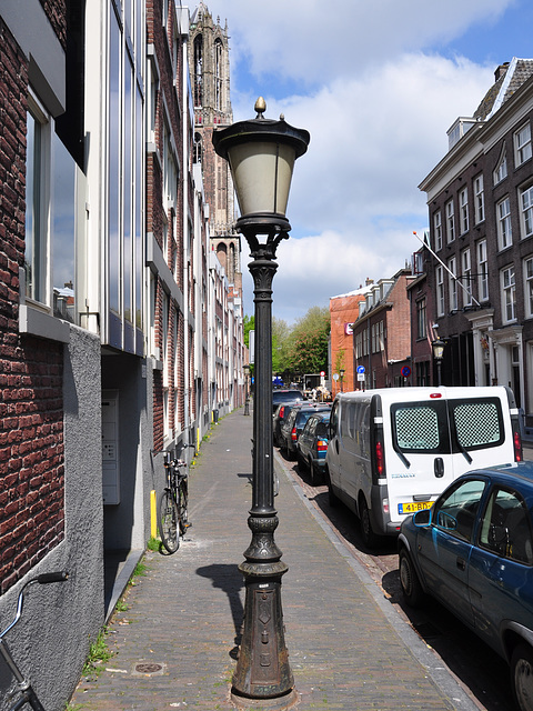 Old lamppost in Utrecht