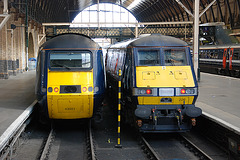 Trains at King's Cross Station