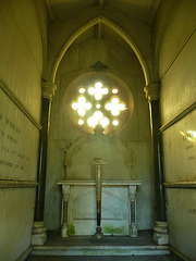 brompton cemetery, london,mcdonald mausoleum of 1902, in florid scottish gothic