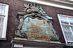 Old sign of the Old Men's Home in The Hague