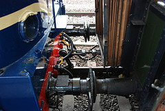 Celebration of the centenary of Haarlem Railway Station: typical screw-hook coupling