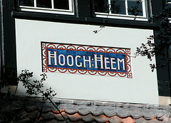 The name of a house in Bloemendaal