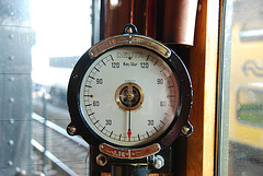 Celebration of the centenary of Haarlem Railway Station: Speedometer of EMU C9002 "Jaap"