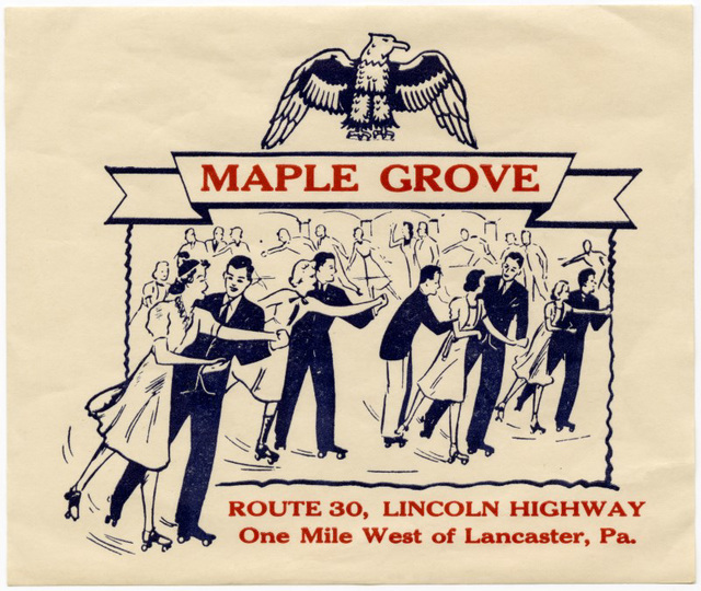 Maple Grove Roll Arena, Lincoln Highway, Lancaster, Pa.