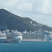 Cruise Ships at St. Maarten (4) - 30 January 2014