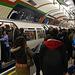 Very busy Piccadilly Line at Piccadilly Circus