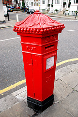 Old Post Office box from the reign of Queen Victoria