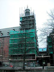 The Academy Building is being renovated