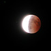 The beginning of the end of the lunar eclipse