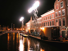 New street lighting in Leiden