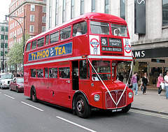 Routemaster 2666 on marriage duty