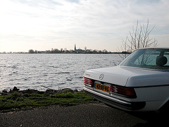 My Benz before the Langeraar Lake