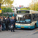 UK buses in Groningen: 2001 Dennis Dart SLF