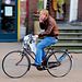 Groningen: Phoning and cycling