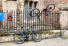 Cambridge: bicycles are popular in Cambridge