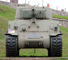 US tank in the Citadel in Quebec City, Canada