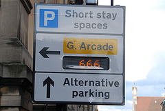 Cambridge: If you don't want to park with the Beast, there is alternative parking
