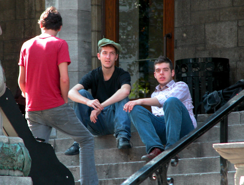Students of McGill University at Montreal, QC, Canada