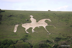 The Osmington White Horse near Weymouth, Dorset