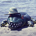 Blown-up Crocodile with Hat