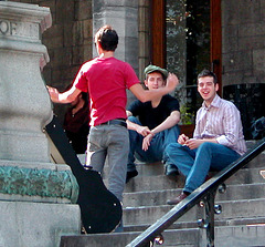 Students of McGill University at Montreal, QC, Canada