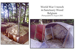 WW1 trench - Sanctuary Wood - Belgium  - August  2003