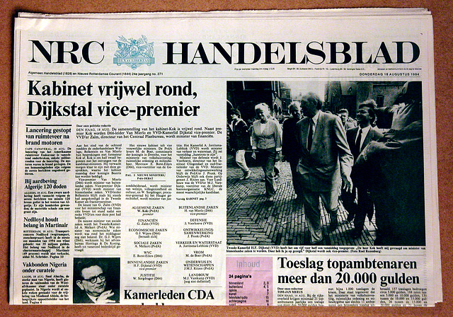 Old newspaper of 1994: the birth of the so-called "purple" cabinet