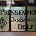 Haarlem station – signature of the stained glass of the station hall