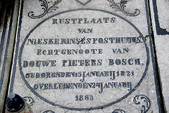 Foudgum in Friesland: Grave stone