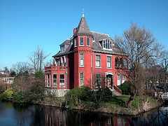 Big red house in Leiden