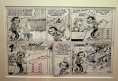 André Franquin exhibition in Brussels: original drawing