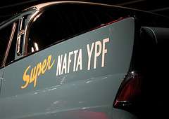 In the Mercedes-Museum: Super Nafta YPF