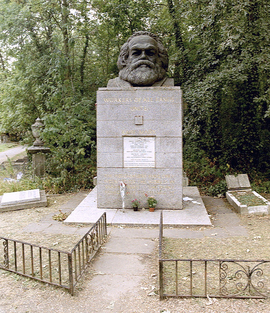 Grave of the German publicist K.H. Marx