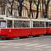 Old tram in Vienna - version II