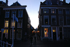 433rd dies natalis of Leiden University: after the dies; the Doelen Alley in Leiden