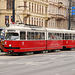 Old tram in Vienna - version I