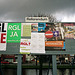 Referendum in Leiden: referendum placards