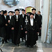 433rd dies natalis of Leiden University: the procession of professors enters the church