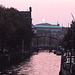 Sun setting over Leiden