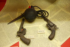 Vienna Criminal Museum – Anarchist's bomb and guns