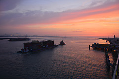 Sunset at the Hook of Holland