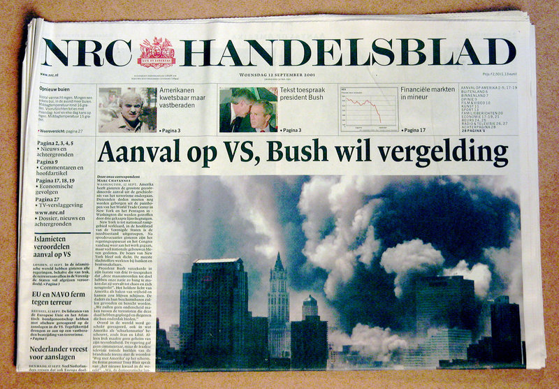 Recent history in newspapers: 9/11 Attack