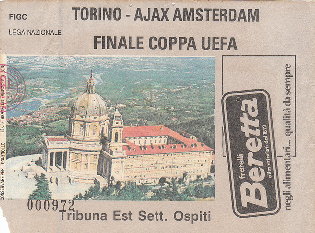 1992 UEFA cup final in Rome