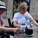 Mum and Nora having tea
