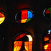Stained glass detail - La Sagrada Familia