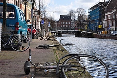 Bikes rescued from the canal
