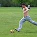 Footy at Hyde Park