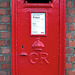 Post box at Harwich International train station