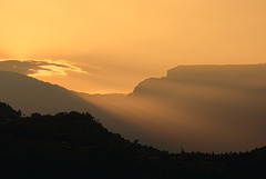 Sonnenaufgang am Monte Baldo.  ©UdoSm
